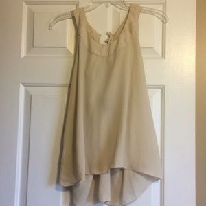 Beaded, ruffled back top